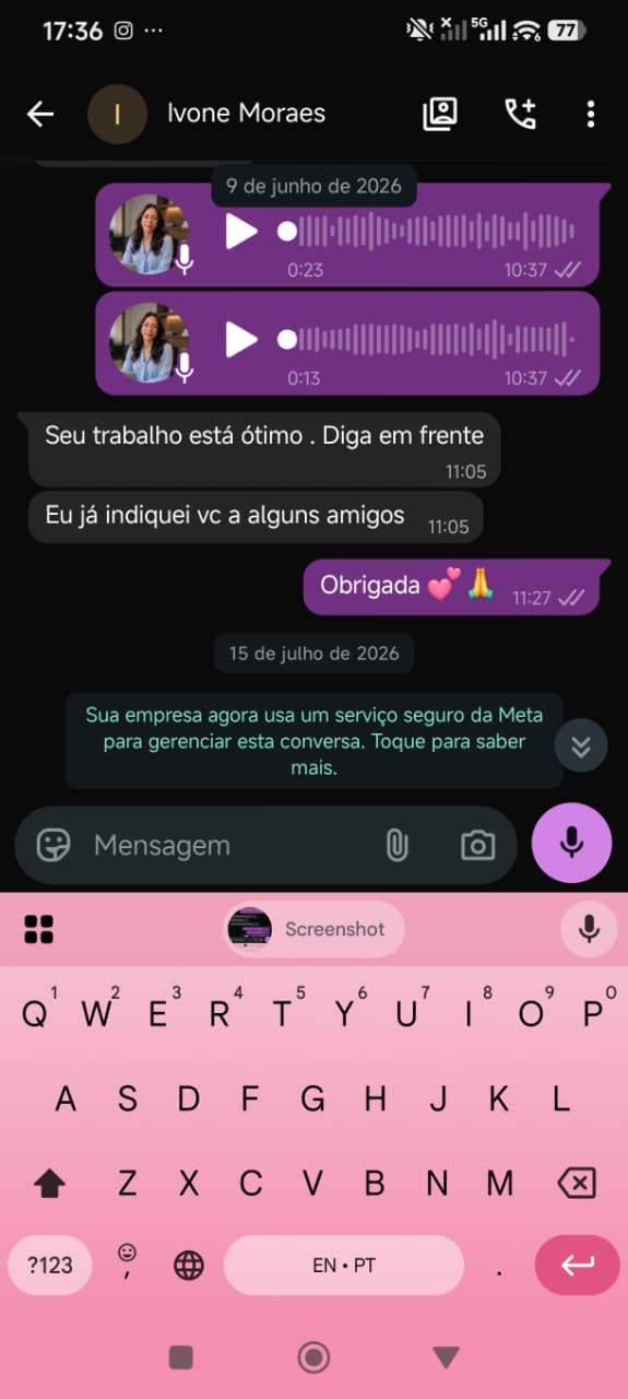 Ampliar conversa com Ivone Moraes